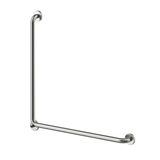 Barra de Apoyo Fijo en L Docol 80cm 00489316 Benefit Acero Inox Cepillado